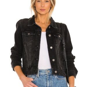 Free People Black Denim Jacket